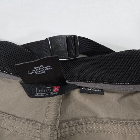 MILLET Gorpcore DRYNAMIC STRETCH Sage CONVERTIBLE Hiking Pant-Short WomenSize XL - Picture 13 of 17
